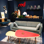 table basse fifties small red edition chene