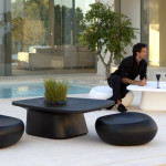 table basse moma low vondom noir