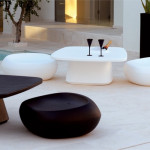 table basse moma low vondom noir