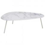table basse terramare 108 emu blanc marbre