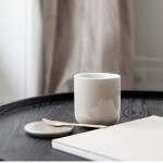 table basse turning menu chene laiton