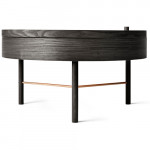 table basse turning menu frene cuivre