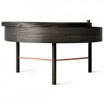 table basse turning menu frene cuivre