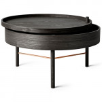 table basse turning menu frene cuivre