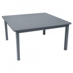 table carree craft fermob gris orage