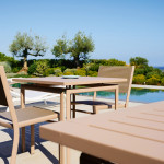 table costa 80 fermob blanc