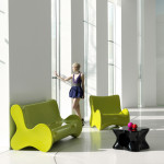 table basse doux vondom rouge
