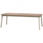table extensible shine teck emu tourterelle