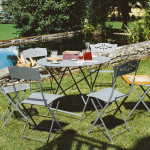 table ronde floreal 77 fermob romarin