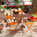 table ronde floreal 77 fermob romarin