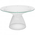 table heaven 120 emu blanc transparent
