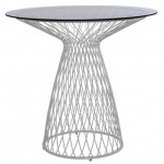 table heaven 80 emu blanc fume
