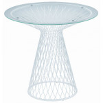 table heaven 80 emu blanc transparent