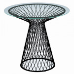 table heaven 80 emu noir transparent