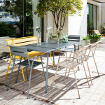 table monceau fermob gris orage