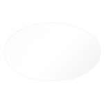 table ovale glossy kartell blanc