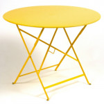 table ronde bistro 96 fermob miel