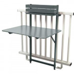 table pliante balcon bistro fermob gris orage