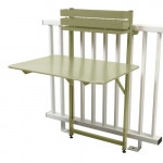 table pliante balcon bistro fermob tilleul