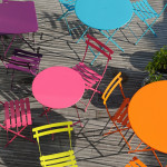 table pliante bistro 96 fermob tilleul
