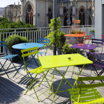 table pliante bistro 96 fermob tilleul