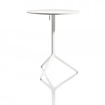 table ronde central magis verni blanc