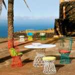 table ronde re trouve 130 emu blanc