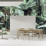 table shine 166 emu marron d'inde