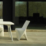 table carree sloo vondom blanc