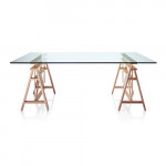 table treteaux teatro magis plateau verre
