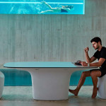 table ufo vondom blanc