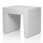 tabouret concrete seat fatboy gris clair