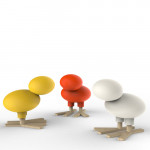 tabouret enfant happy bird magis me too jaune