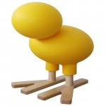 tabouret enfant happy bird magis me too jaune