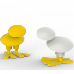 tabouret enfant happy bird small magis me too jaune