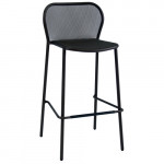 tabouret haut darwin emu noir