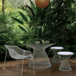 tabouret heaven emu noir blanc