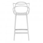 tabouret haut masters 65 kartell blanc