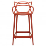 tabouret haut masters 65 kartell rouge