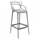 tabouret haut masters 75 kartell gris