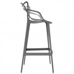 tabouret haut masters 75 kartell gris