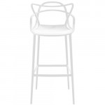 tabouret haut masters 109 kartell blanc