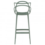 tabouret haut masters kartell vert