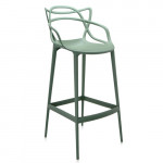 tabouret haut masters kartell vert