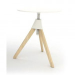 table topsy magis hetre naturel blanc