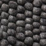tapis peas 140 200 hay gris fonce 