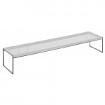Trays Table Basse 140 x 40 cm Design Kartell Blanc