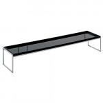 Trays Table Basse 140x40 cm Design Kartell Noir