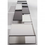 Trays Table Basse 80 x 40 cm Design Kartell Blanc