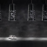 Tress mini suspension foscarini noir